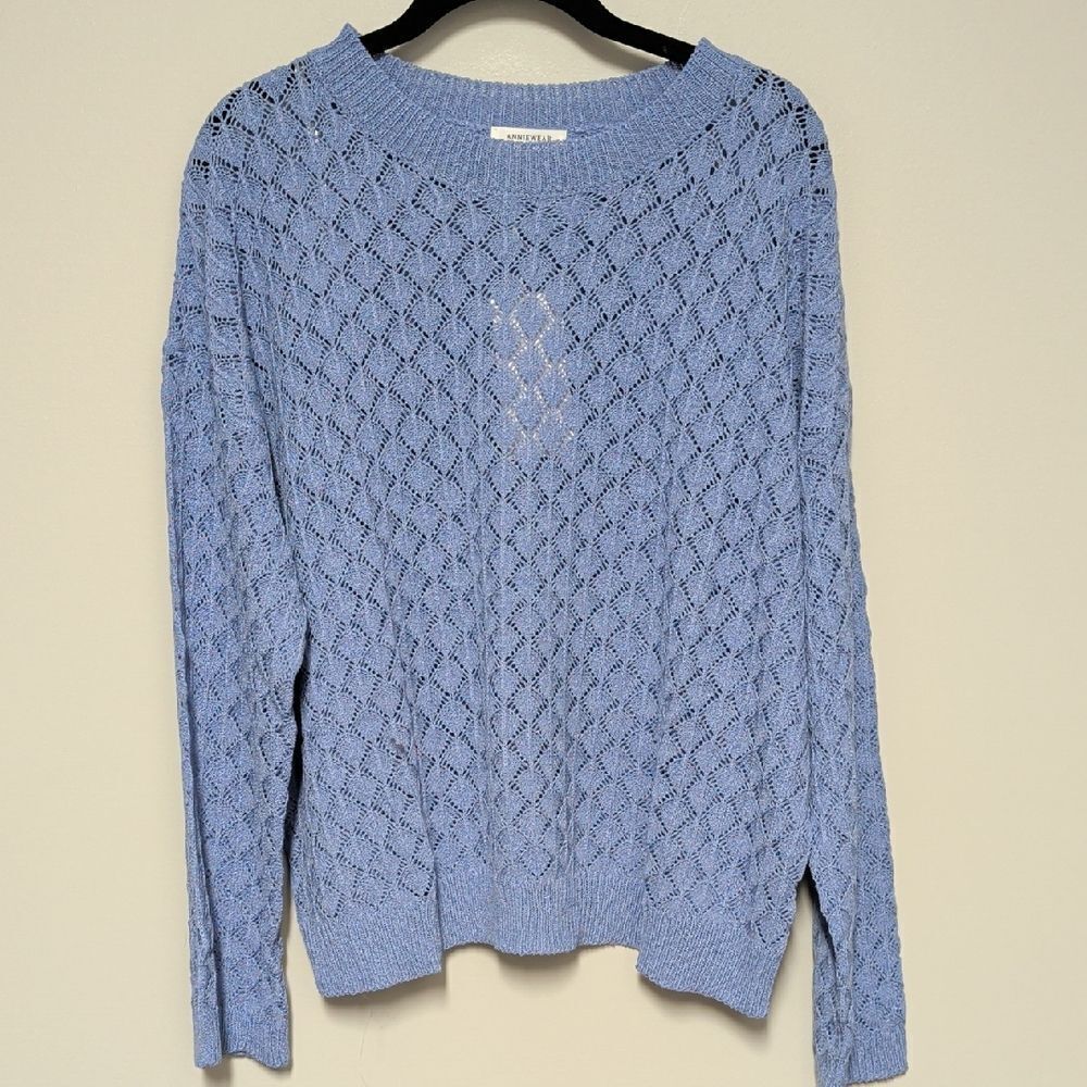 NWT Elegant Periwinkle Knit Sweater
